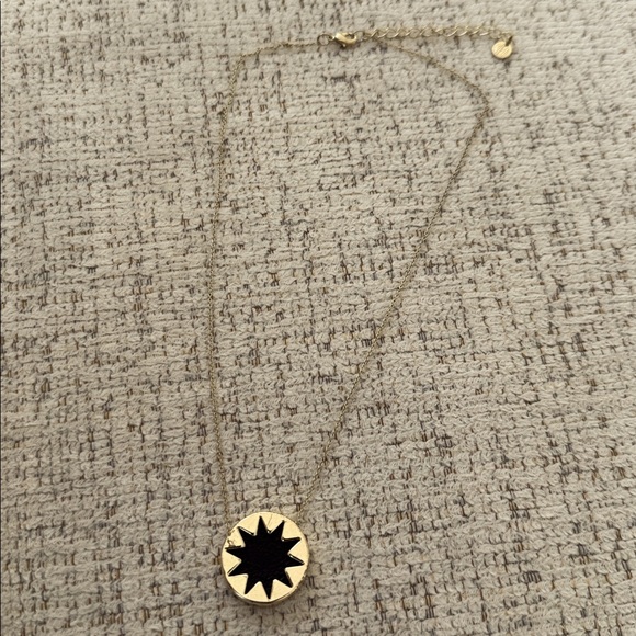 House of Harlow 1960 Black and Gold Starburst Necklace - Picture 5 of 8